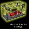 [AYHM] Diorama Base Stage (30cm x 15cm x 16.5cm) Tomica Display Diorama Set with Spotlight, 7-Color Illumination, for Plastic Models, Miniature Cars,