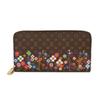 Used LVx™ Zippy Wallet (12564), M14162, 7940, by Takashi Murakami, Multicolor, RFID IC Chip, Japan Exclusive, Unused