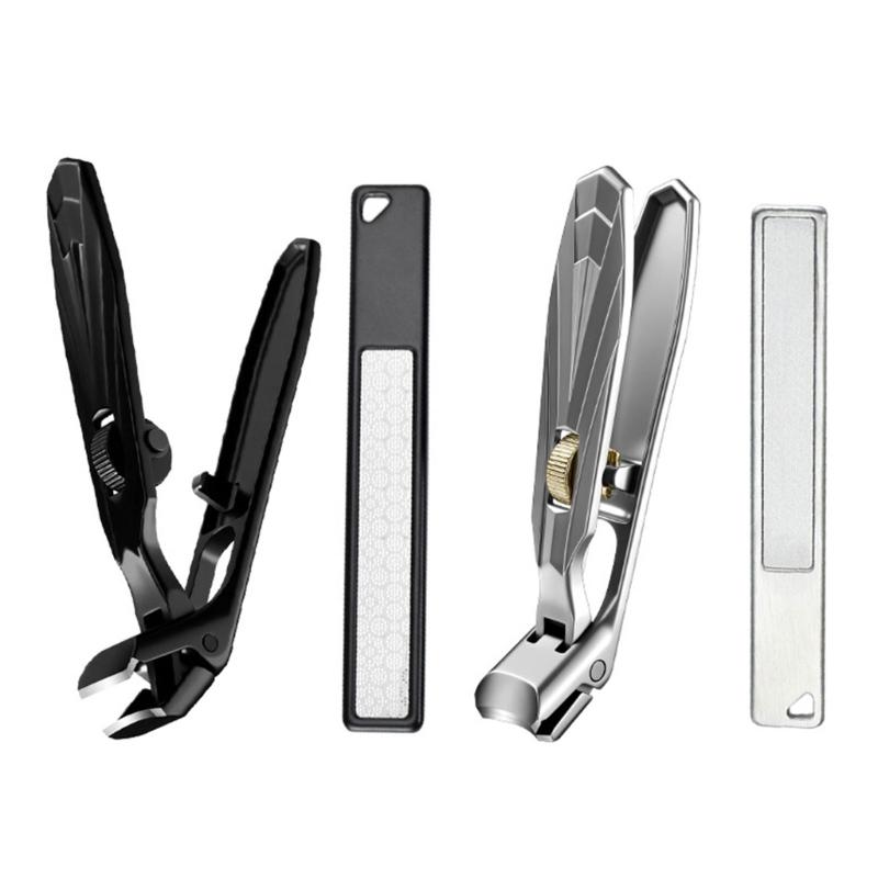 Professional Steel Toenail Cutter With Smooth Sliding Mechanism Nail File For Easy Grooming Quick Nail Shaping Tool