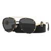 Dark Grey Pilot Ladies Sunglasses Ve2232 143887 61