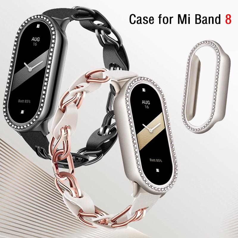 Diamond Protective Case pro Xiaomi Mi Band 8 Cover Protector PC Shell pro MiBand 8 Case Shell Módní doplňky