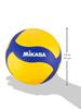 MIKASA Volleyball Practice Size for and High Recommended Internal Pressure V335W Ball, 5, Adults, Colleges, Schools, Yellow/Blue, 0.3-0.325 Kgf/cm²,