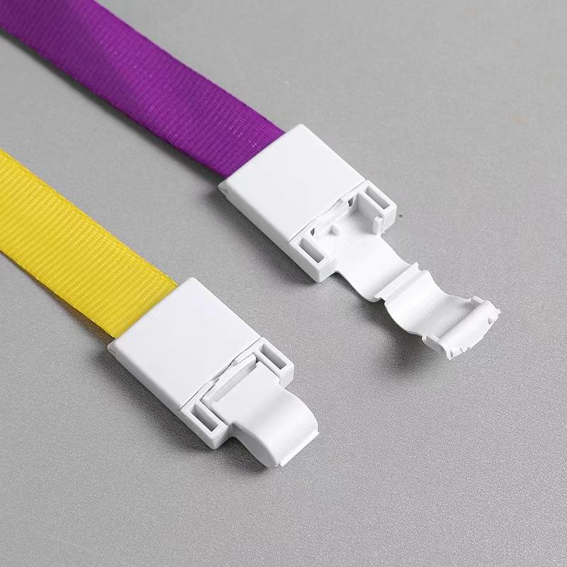 50pcs ID Card Holder Lanyard Badge Holder Name Identification Sleeve Dual Clear Business Exhibit Office school strap Neck Hang