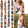 63pcs Temporary Tattoo Pirate Stickers Cartoon Treasure Illustrations Pirate Tattoos Waterproof Long-lasting Body Stickers For