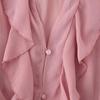 2025 Spring/Summer Women's Casual V-Neck Layered Long-Sleeve Shirt