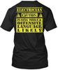 Electrician - Caution Flying Tools and T-Shirt Made In the USA Size S To 5XL