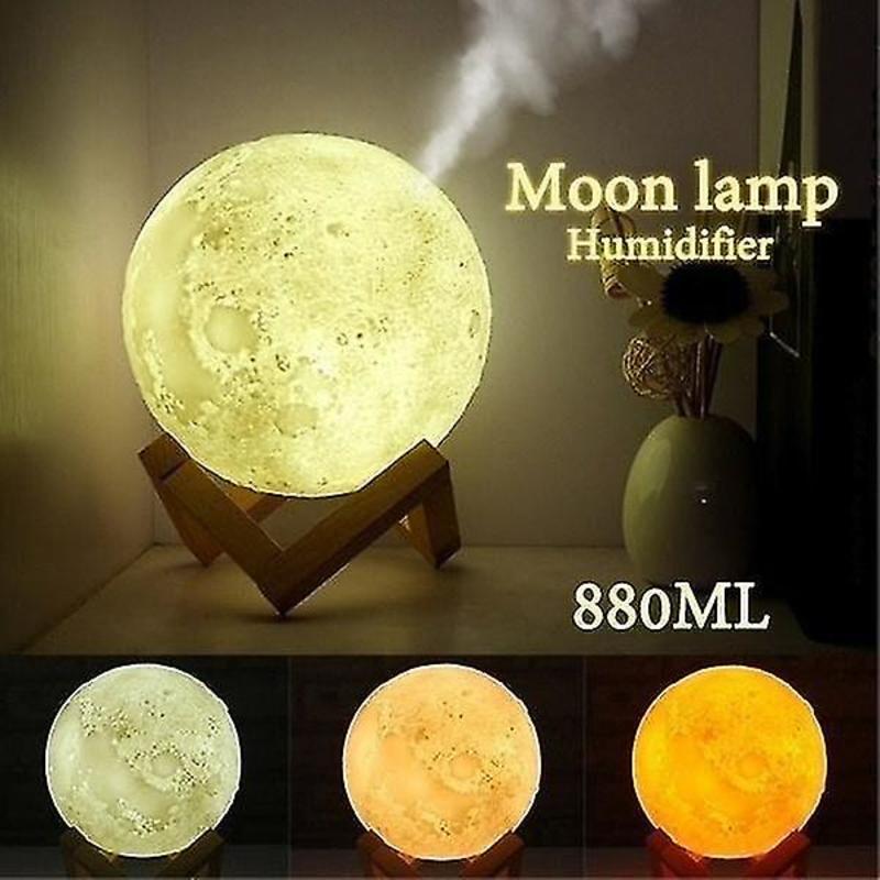 

Night Lamps Ambient Moon Lighting Humidifier - Aromatherapy Diffuser