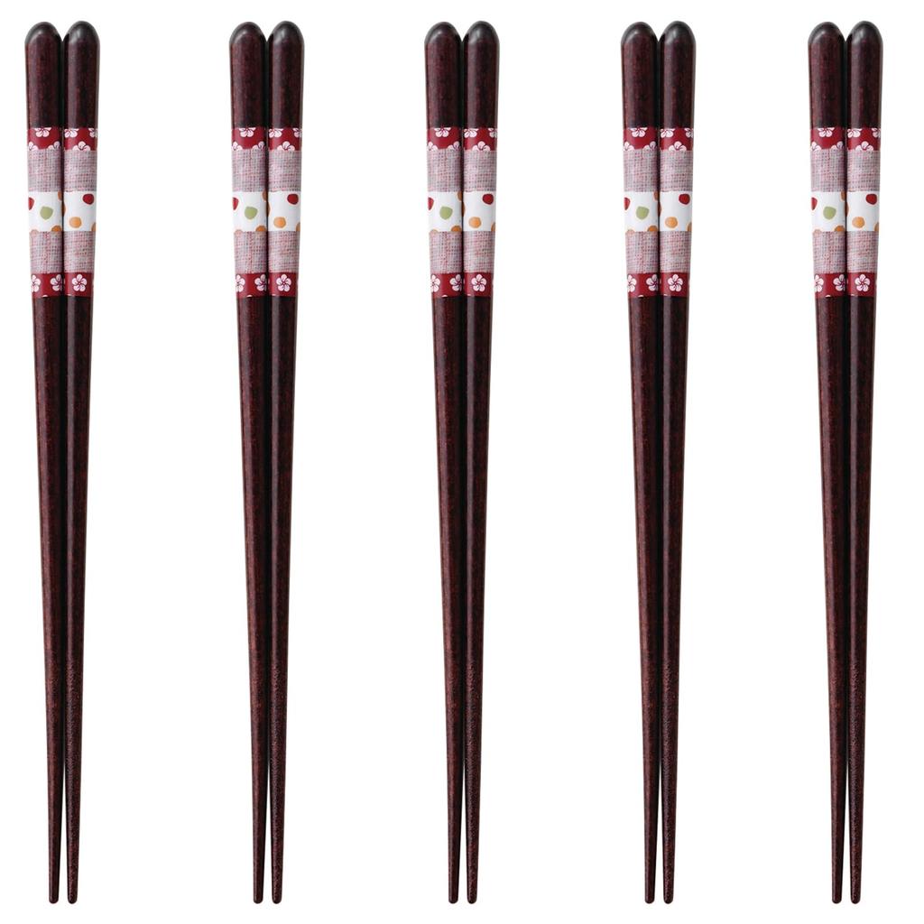 Happy Set of Dishwasher Made In PID7748 J-kitchens Chopsticks, 5, Material Wood, Safe, Japan,