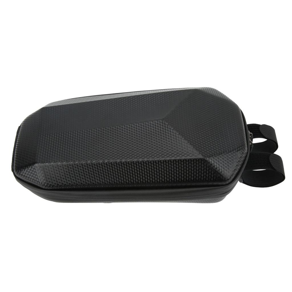 Sacoche de Scooter à Coque Dure 4L Imperméable Cuir Synthétique Sac de Guidon pour Vélo Pliant