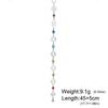 Fashion Fairy Multi Pendant Colorful Rhinestone Handmade DIY Necklace Personalized Clavicle Chain For Women