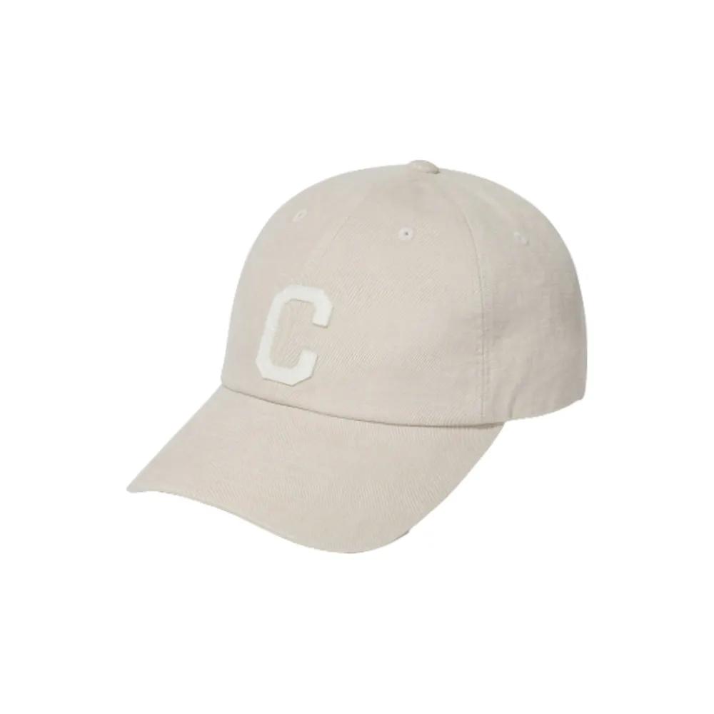 Ball Cap C Logo Cozy Fit Washed Beige 417290 F