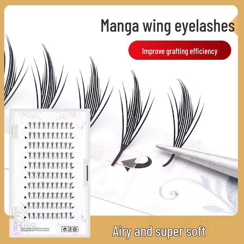 

Manga Wing Quick Forming Eyelashes - Soft Grafting for Eyelash Artists 9mm