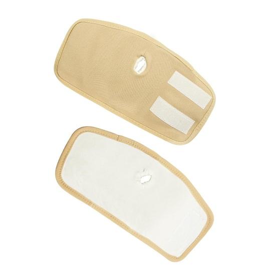 1/2Pcs Castor Oil Hand Wrap Soft Compression Castor Oil Wrist Support Adjustable Hook And Loop Wrist Bracket for Right & Left Hands