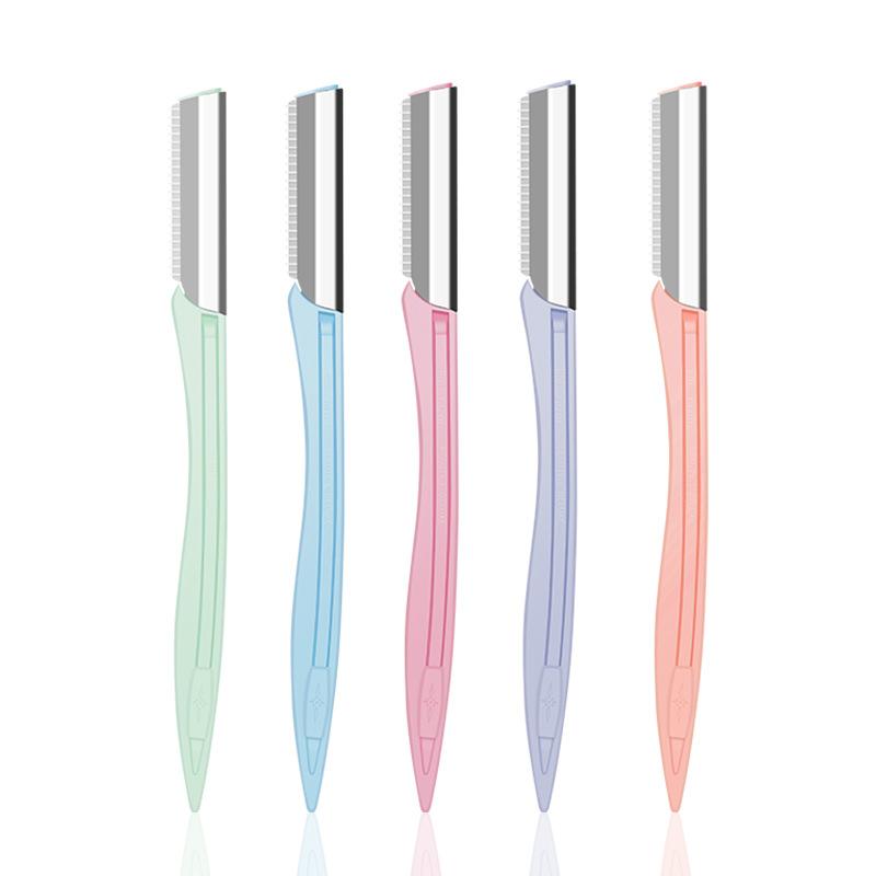 1Pc Eyebrow trimmer Stainless steel blade Eyebrow scraper Women's Eyebrow razor Beauty tool