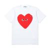 COMME Des GARCONS PLAY Red Emblem Small Eyes T-Shirt 'White' Men's AZ-T220-051-1