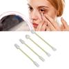 4ks silikonové vatové tampony Opakovaně použitelné tampóny na líčení vatové tyčinky s dvojitým hrotem do uší Baby Beauty Cosm