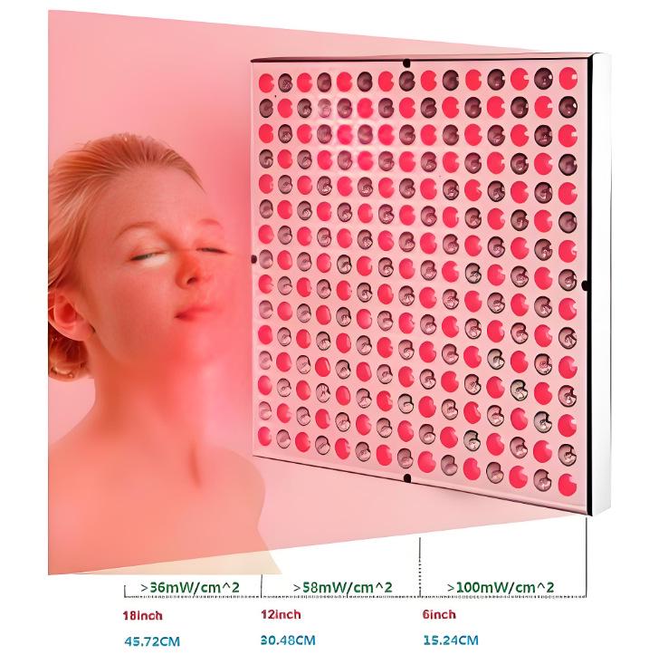 LED Infrared Red Light Therapy Floor Lamp for Beauty and Skin, 850+660 nm