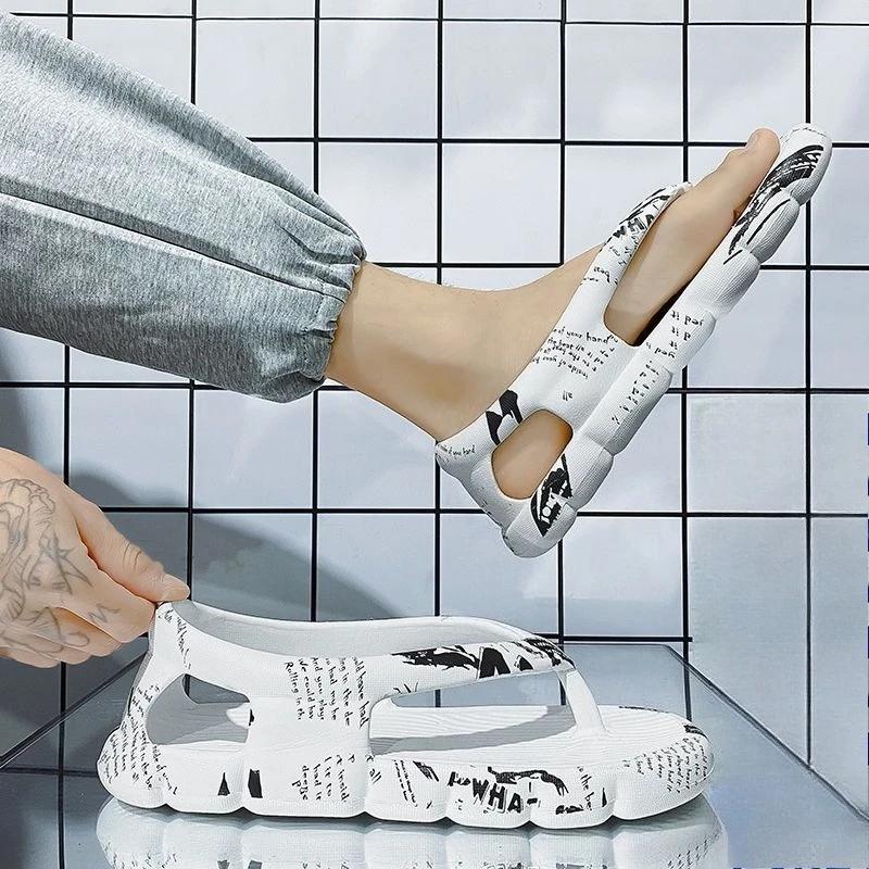 Fashion Flip Flops Male Shoe Rubber Flat In Welcome Deal Wholesale Eva Big Size Summer Sale Descount Pvc New Low Price 2025 Men's Sandal