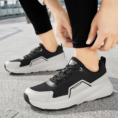 Herren Sommer Freizeit Sportschuhe vielseitig Mode atmungsaktiv bequem weichsohlig Mesh Outdoor rutschfest Sport Laufschuhe
