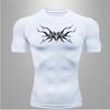 Herren Kompressions T-Shirt Fitnessstudio Fitness Training Laufen Schnelltrocknend Mode Sport Sommer Bequem Dehnbar Feuchtigkeitsableitend Enganliegend