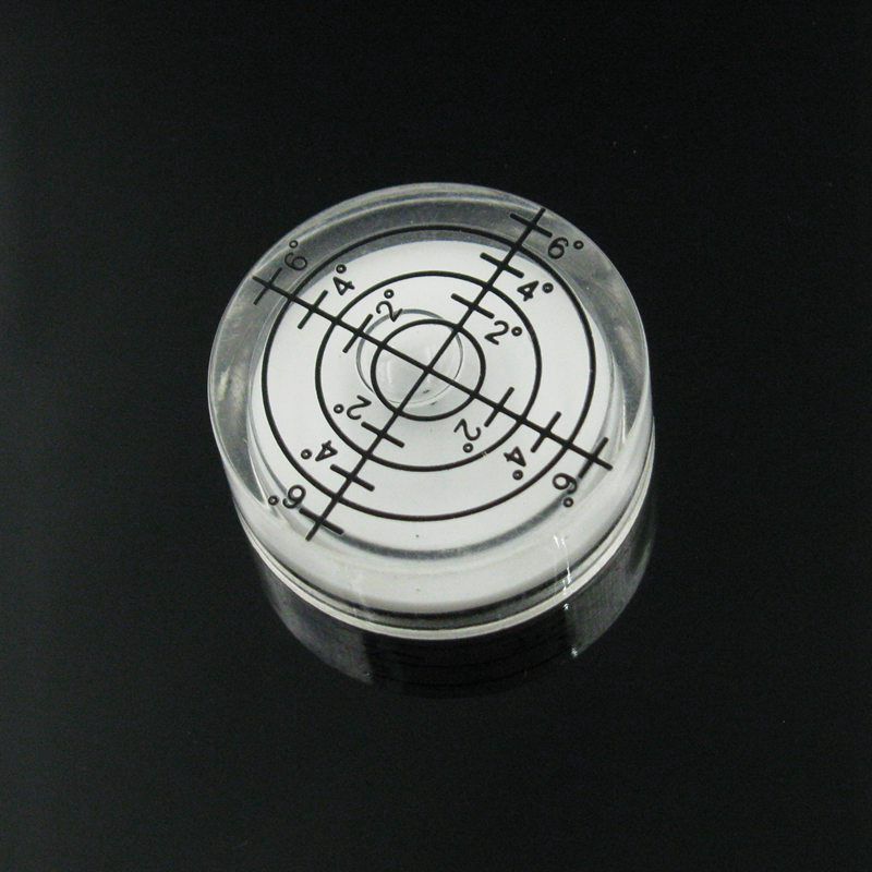 Mini-Wasserwaage, Kunststoff, Bullseye-Wasserwaage, Zubehör für Messgeräte, 32 x 12 mm