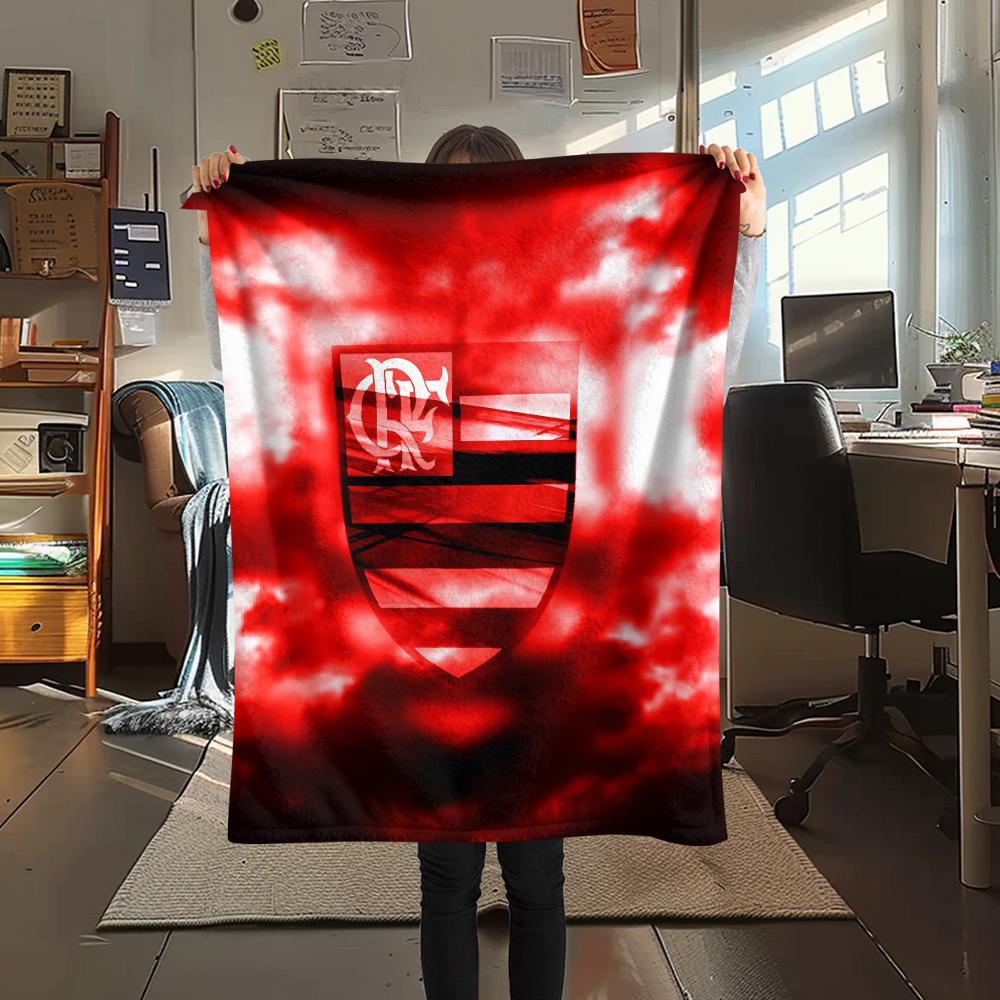 Flamengo Sports Club,pattern Flannel Blanket, High Quality Comfortable for All Seasons, Home Decor, Warmth and Comfort, Perfect for Gifts.