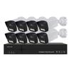Outdoor AHD Camera Kit: HD 4-way, 8-way, 16-way Semi-Metal Bullet Cameras
