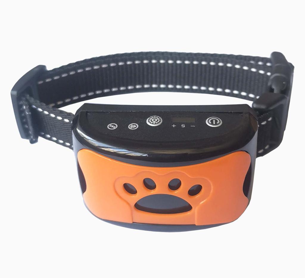 Waterproof Rechargeable Anti-barking Device for Pet Dogs; USB Ultrasonic Dog Training Collar; Anti-barking Vibration Dog Collar