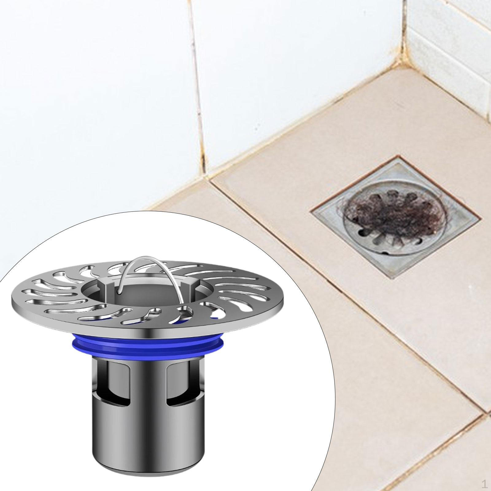 

Душевая заглушка для слива пола, улавливатель волос для туалета, прачечной, отеля серый