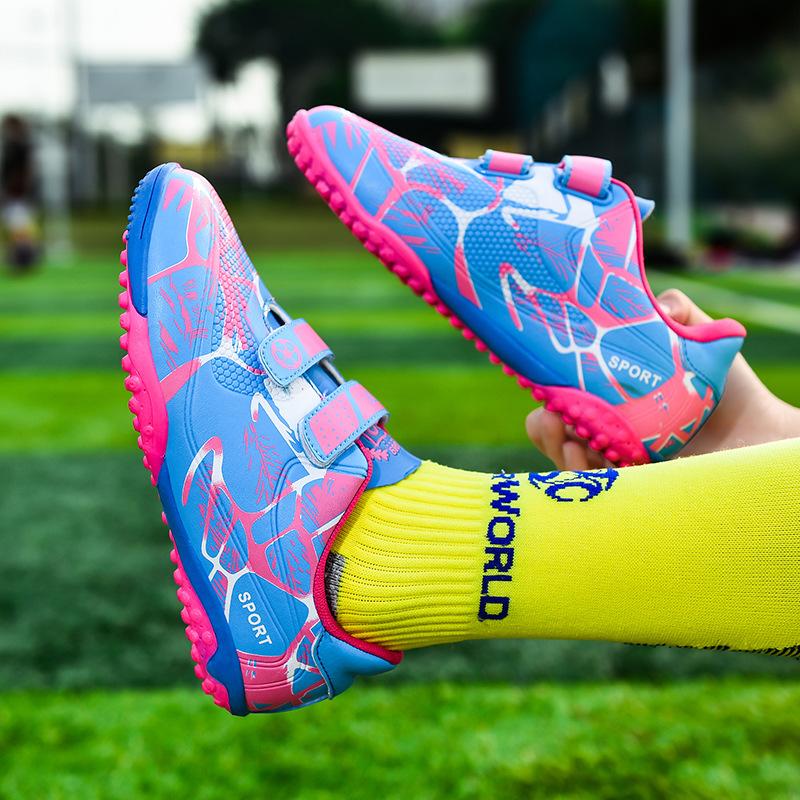 Pantofi de fotbal pentru copii pentru comerț exterior, pantofi sport de fotbal pentru bărbați și femei, crampoane rupte, elevi de școală primară, joc de fotbal în sală, pantofi de antrenament