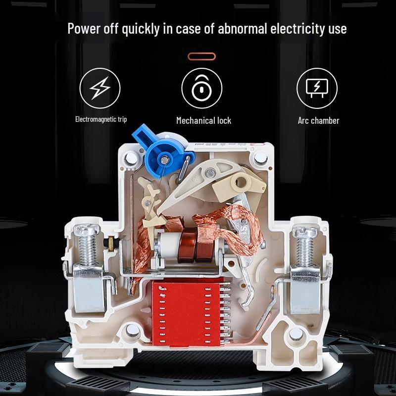 DZ47 Leitungsschutzschalter: 1P/2P/3P, Luftschalter für Haushaltsgeräte, Klimaanlage und Drehstrom 16A/32A Fehlerstromschutz.