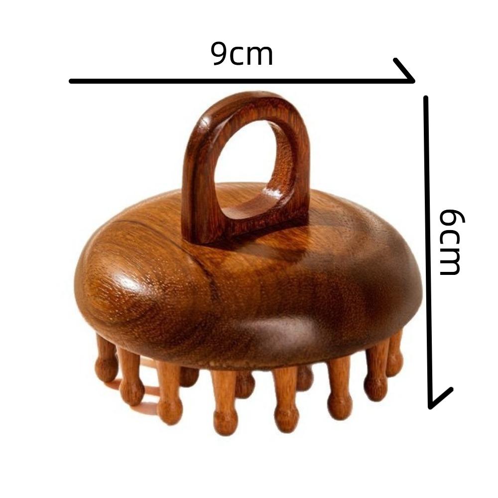 Wood Therapy Scalp Head Massager Multi-Functional Scraping Body Massagers Gifts Massage Comb