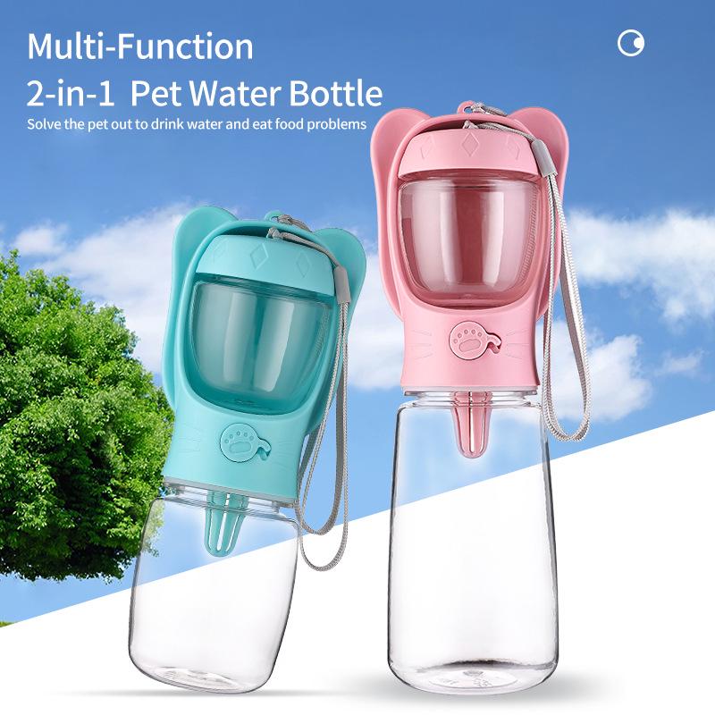 Portable Dog Travel Water Bottle - Pet Walking Cup
