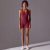 Solid Color One-piece Aerial Beauty Yoga Suit Seamless Breathable One-piece Yoga Suit