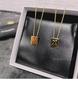 CELI Arc de Triomphe Initial Pendant Necklace - Luxury Niche Design