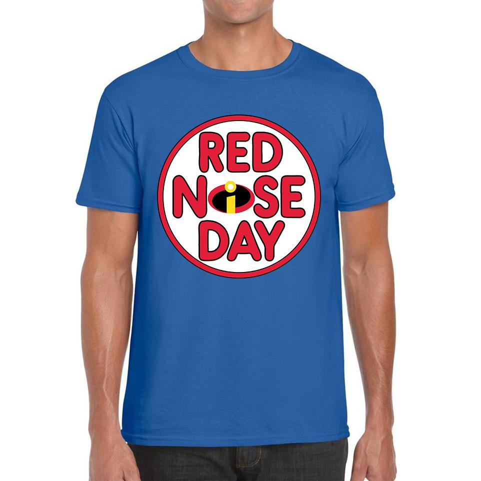 The Incredibles Red Nose Day Unisex Mens T Shirt Womens Tops Tees 4XL