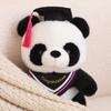 25cm Kawaii Doctor Panda Plush Toys Kawaii Panda Bears with Doctorial Hat Plushie Doll Stuffed Animal Toy Kids Graduation Gift