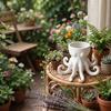 Octopus Shaped Plant Pot Resin Succulent Planter Indoor Decorative Container with Tentacle Design for Home Office Desk