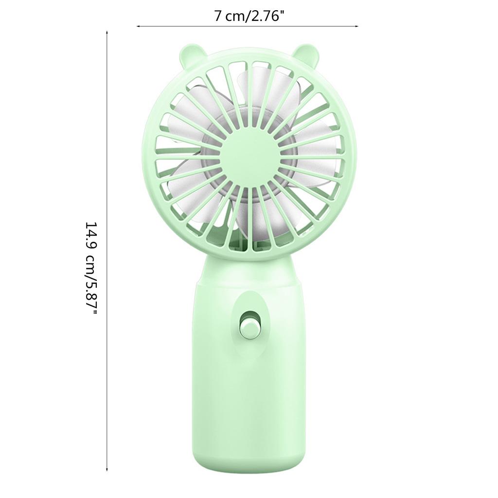 Travel Portable Fan Handheld Mini Fan AA Battery Powered Super Mute Cooling Fan for Home Office Metro Camping