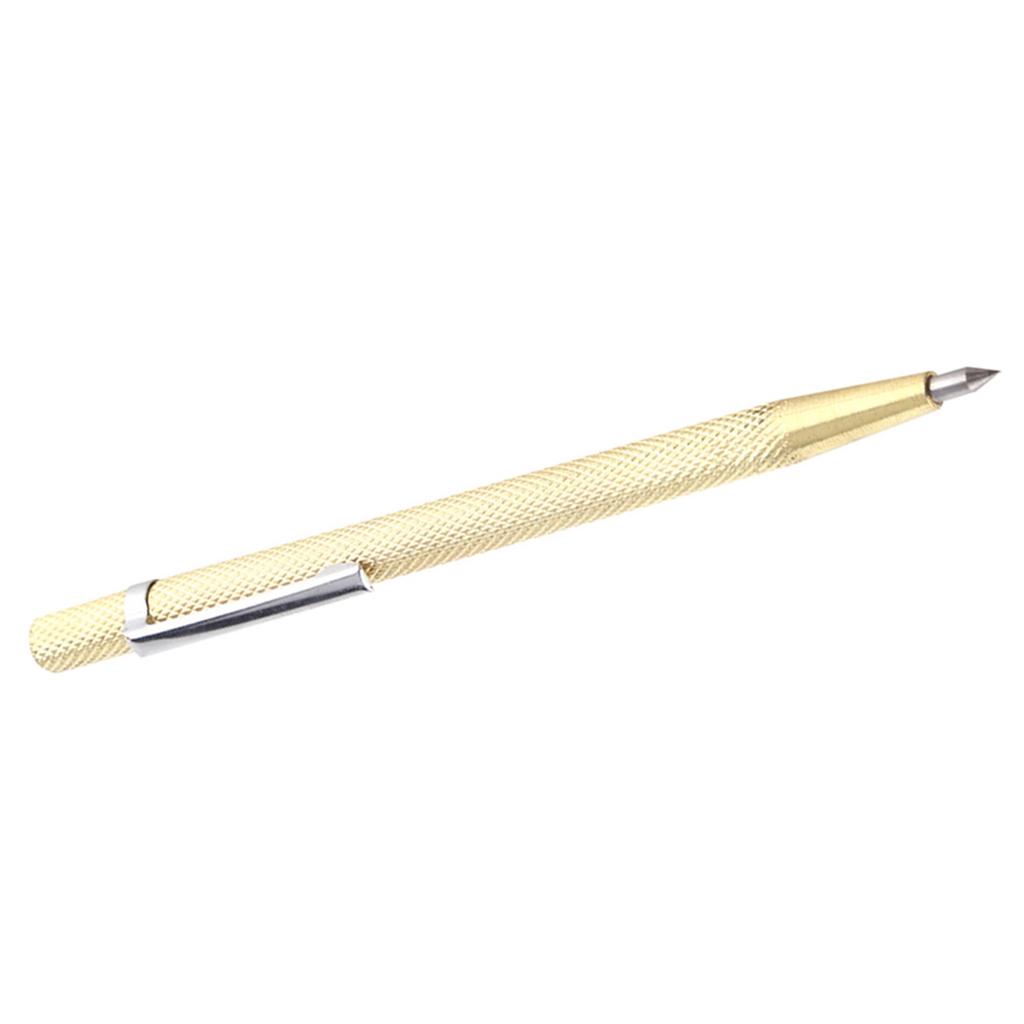 Tragbares Anreißwerkzeug Gravurstift Werkzeug Glas Keramik Gravierer Anreißwerkzeug (Gold)