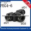 PEG Series Connectors: PEG4-6, PEG6-4, PEG6-8, PEG8-6, PEG10-6, PEG12-10 by PISCO