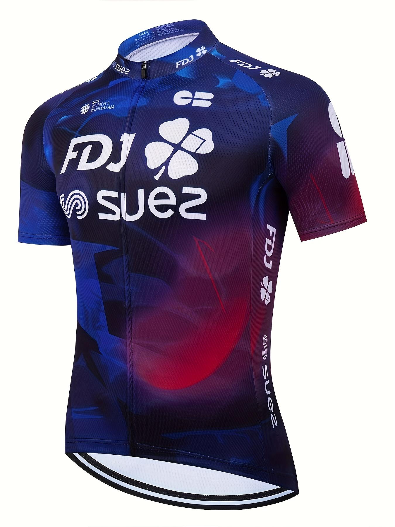 

Team Cycling Jersey Summer Breathable Quick-Dry Short-Sleeved Top 2025 New Style Featuring 3 Rear Pockets for Storage S