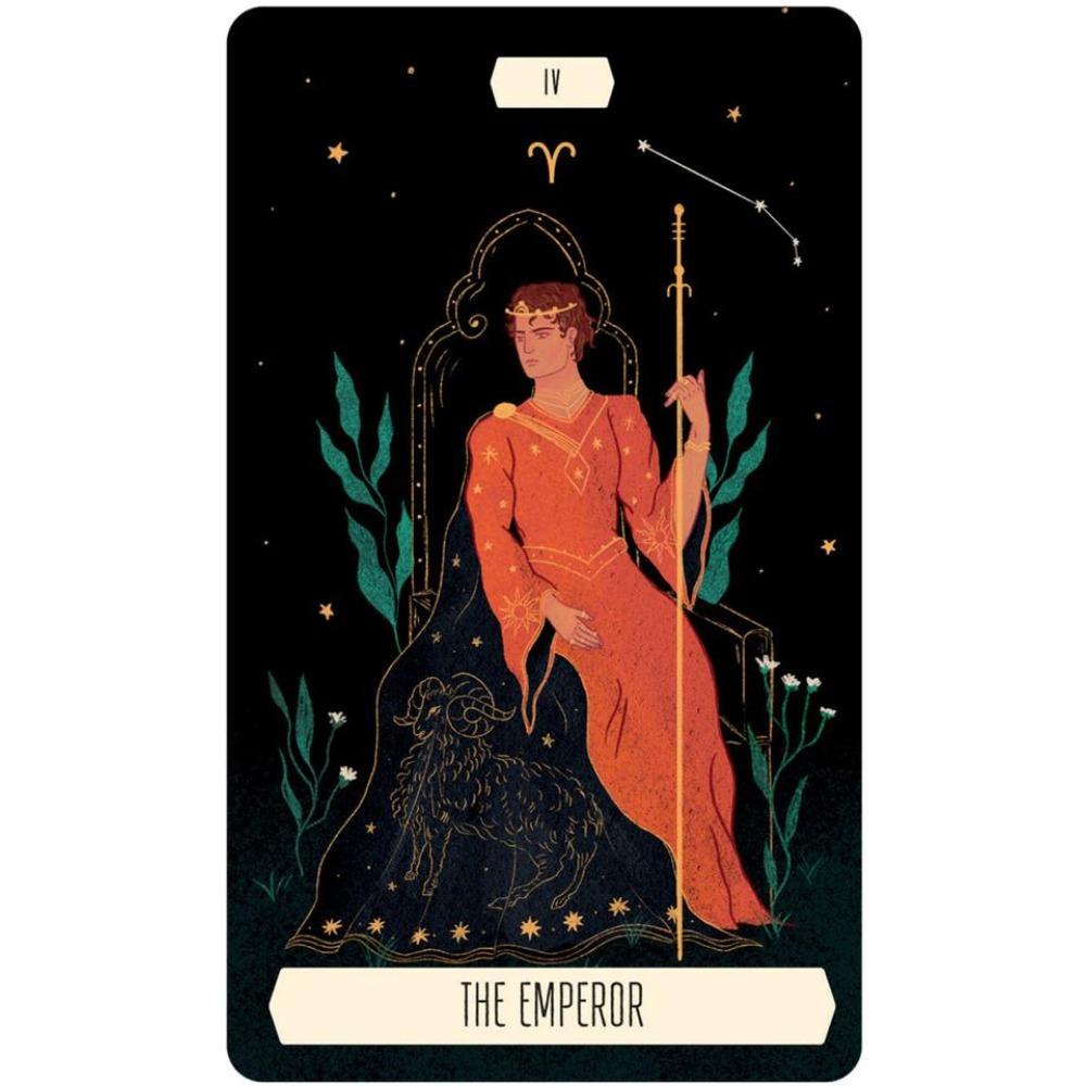 10.3*6cm Zodiac Tarot Brings Us The World of Astrology By Cultures’ Ancient Stories, Divinities and Characters 78 Pcs Cards