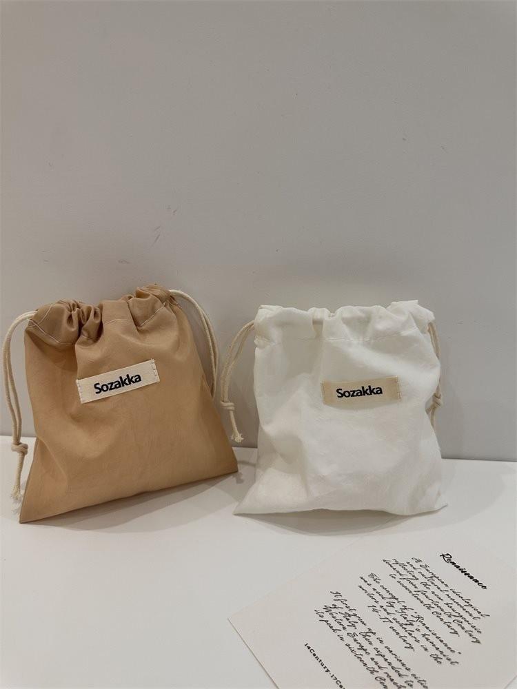 Trendy Small Oxford Drawstring Storage Bag Ideal For Daily Use With Charming Colors And Soft Fabric