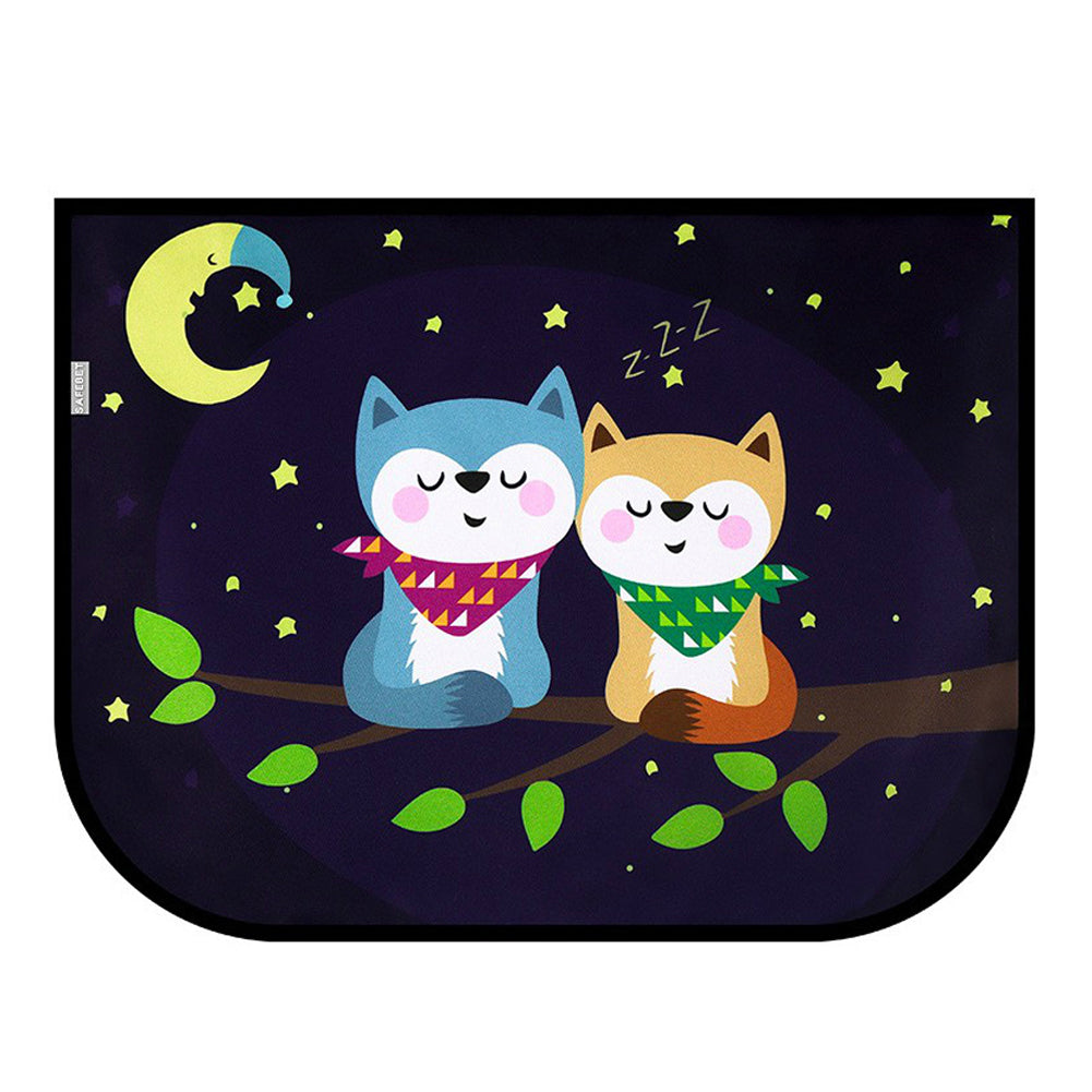 Car Magnetic Curtain In The Car Window Sunshade Cover Cartoon Universal Side Window Sunshade UV Protection For Kid Baby Children