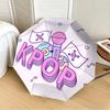 1pc K-Pop Automatic Folding Umbrella, Portable Collapsible Design, Casual Outdoor Accessory L1202031