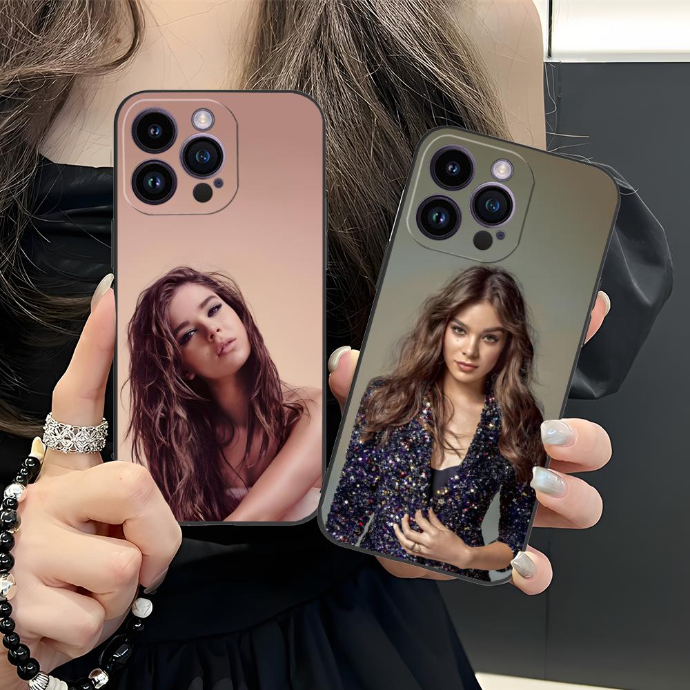 Hailee Steinfeld Matte TPU Mobile Phone Case for iPhone 17 16 15 14 13 12 11 X XR XS 8 7 Air Pro Max Plus Mini Colorful Cover