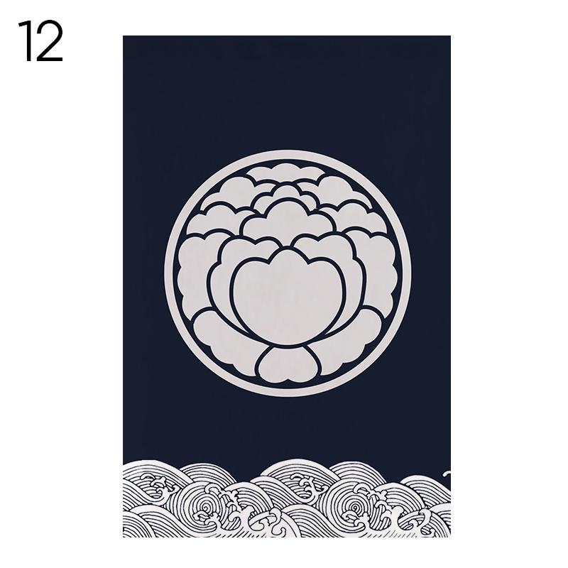 Japanese Tea Room Partition Pennant Kitchen Door Head Curtain Teahouse Hanging Short Curtain Sushi Restaurant Pub Bar Decor