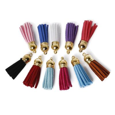 10Pcs Polyester Silk Tassel Hanging Spike Tassel for DIY Jewelry Making Findings Craft Making