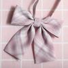 Jk Japanese Plaid Korean Version Of Collar Flower Graduate Female Collar Flower College Wind Streamer Jk Bow Shirt Accessories Sailor Suit